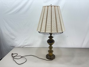 Vintage Mid Century Solid Brass Hollywood Regency Stiffel Table Lamp