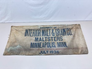 1936 Interior Malt and Grain Co. Grain Sack