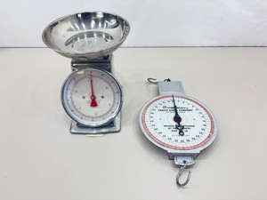 Lot of 2 Vintage Mechanical Scales