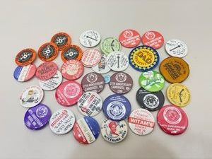 Lot of Vintage Pin Back Buttons