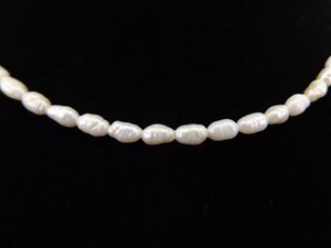 .925 Sterling Silver Genuine Pearl 16.5 Necklace