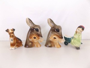 Lot of Vintage Royal Copley Figural Planters etc.