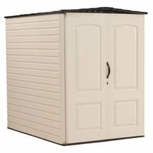 6 ft. 3 in. x 4 ft. 8 in. Large Vertical Resin Storage Shed