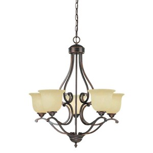 Millennium Lighting Courtney Lakes 5 Light Single Tier Chandelier