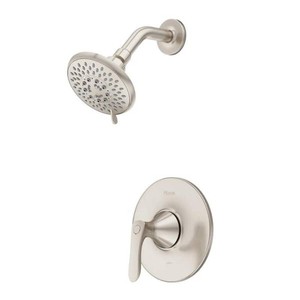(3) Weller 1-Handle Shower Faucet Trim Kit Brushed Nickel (Valve Not Included)