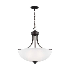 Geary 3-Light Burnt Sienna Pendant