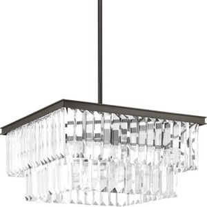 Glimmer 4 Light 20.13 inch Antique Bronze Pendant Ceiling Light, Design Series