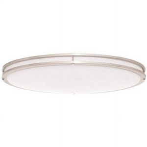 (2) EnviroLite 32 in. Oval Integrated LED Ceiling Flush Mount