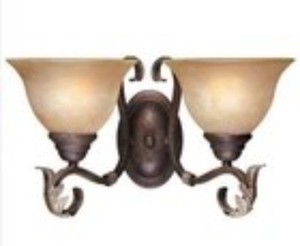 WORLD IMPORT Olympus Tradition Wall Sconce 2623-24 Bronze W Silver