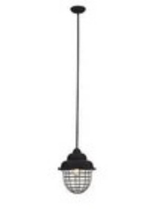 (2) Trans Globe Lighting Tenaya 1-Light Dark Bronze Pendant PND-986
