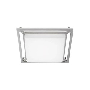 (14) LBL Lighting Perret 14 in. W 20-Watt Satin Nickel Dimmable LED FM1042SCLED930