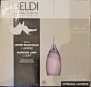 BELDI Peak one Light Nickel Pendant Ceiling Light