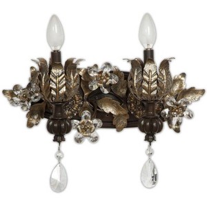 Yosemite Home Decor Splendido Oxido wGold Highlight Vanity Light SPJ802