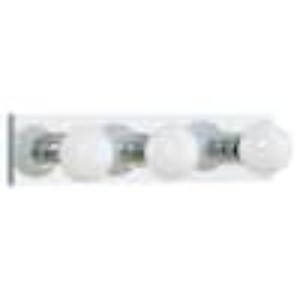 (4) Center Stage 18 in. 3-Light Chrome Traditional Wall Dressing Room Hollywood Bathroom Vanity Bar Light