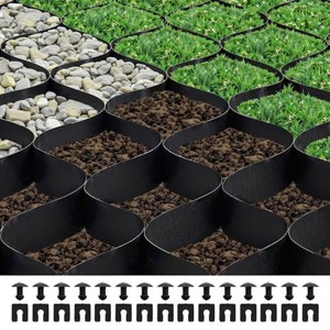 (6) Ground Grid 1885 lb. per sq. ft. Load Weed Barrier 2 in. Depth Patio Pavers 27 x 4 ft. Ground Stabilization Grid for DIY