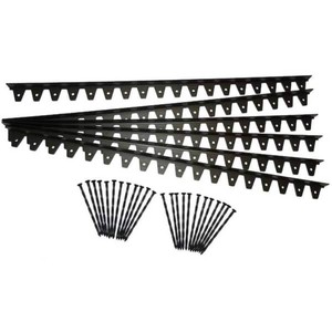 Shop VALLEY VIEW 48 ft. L Diamond Lok Paver Edging with 40 Anchor Stakes