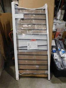 (6) 36 in. H x 6 ft. W Matte Black Aluminum Deck Railing Pre-Assembled Stair Panel
