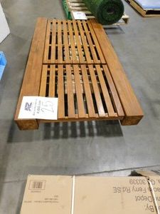 Wood Outdoor Patio Chaise Lounge