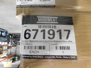 2 Pallets of light lens