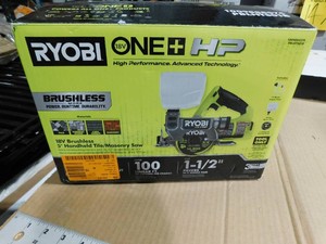 ONE HP 18V Cordless Handheld WetDry Masonry Tile Saw (Tool Only)