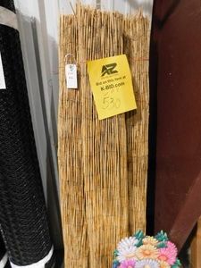 Lot of 3-- 6  x 16  Bamboo-type Privacy Fence
