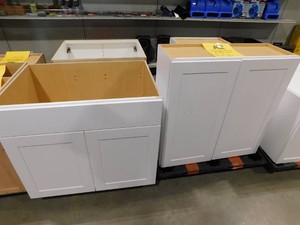 Lot of 4 Hampton Bay Cabinets