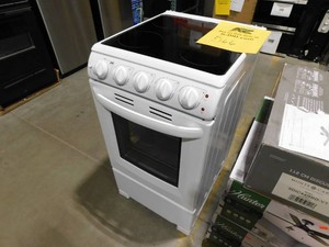 20 in. 2.3 cu. ft. 4 Burner Elements Slide-In Electric Range in White