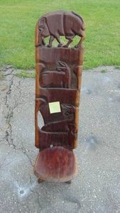 Vintage African Birthing Chair