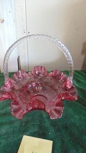 Large Cranberry Basket