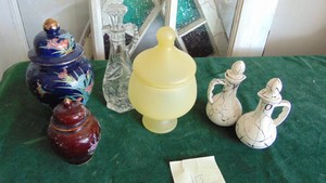 Assorted Cruets and Jars
