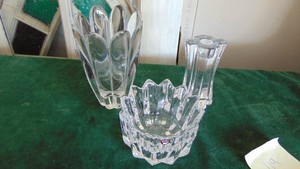 3- Pieces of Clear Orrefors Glass Pieces