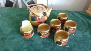 Vintage Pottery Tea Set