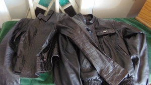 2-Leather Jackets, Size Small and Medium