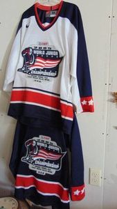 2-2005 World Junior Series Jerseys, Size Small and Medium