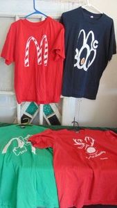 4- McDonalds T-Shirts, Large and XL Size