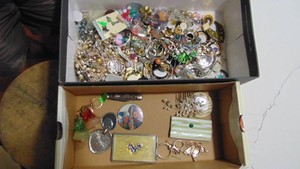 Misc Key Chains, Pocket Knife, Jewelry Parts and Misc