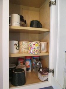 Upper cupboard content to include c...
