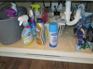 Content under sink to include a var...