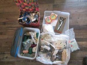 Large lot of Sewing notions and sup...