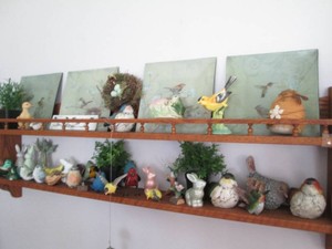 Variety of bird, bunny and other cr...