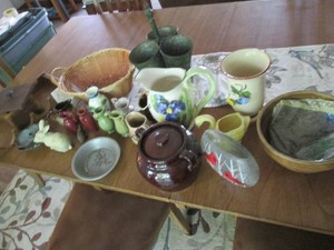 Decorative pitchers, planters and v...