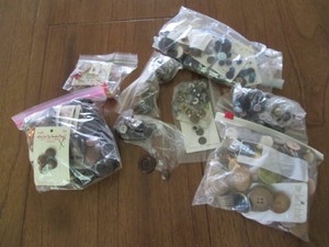 Large assortment of sew-on clothing...