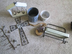 Variety of Rustic wood and metal ho...