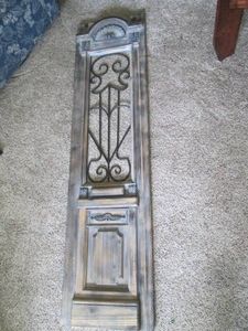 Large Rustic Victorian style door a...