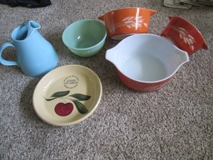 Red Wing Ovenware dish with local a...