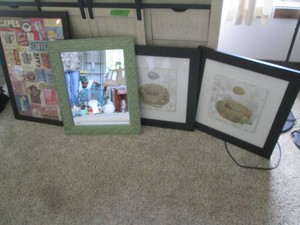 Decorative wall mirror and assorted...
