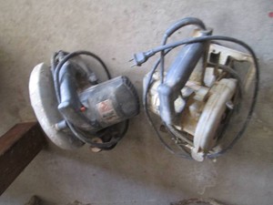 Porter Cable and Skil circular saws...