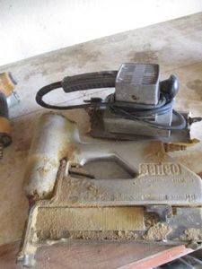 Senco pneumatic stapler and electri...