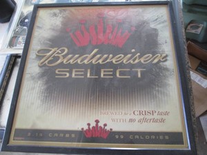 Budweiser Select light up bar back ...