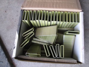 Partial box of heavy duty collated ...